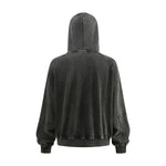 Heavyweight Washed Cotton Boxy Hoodie