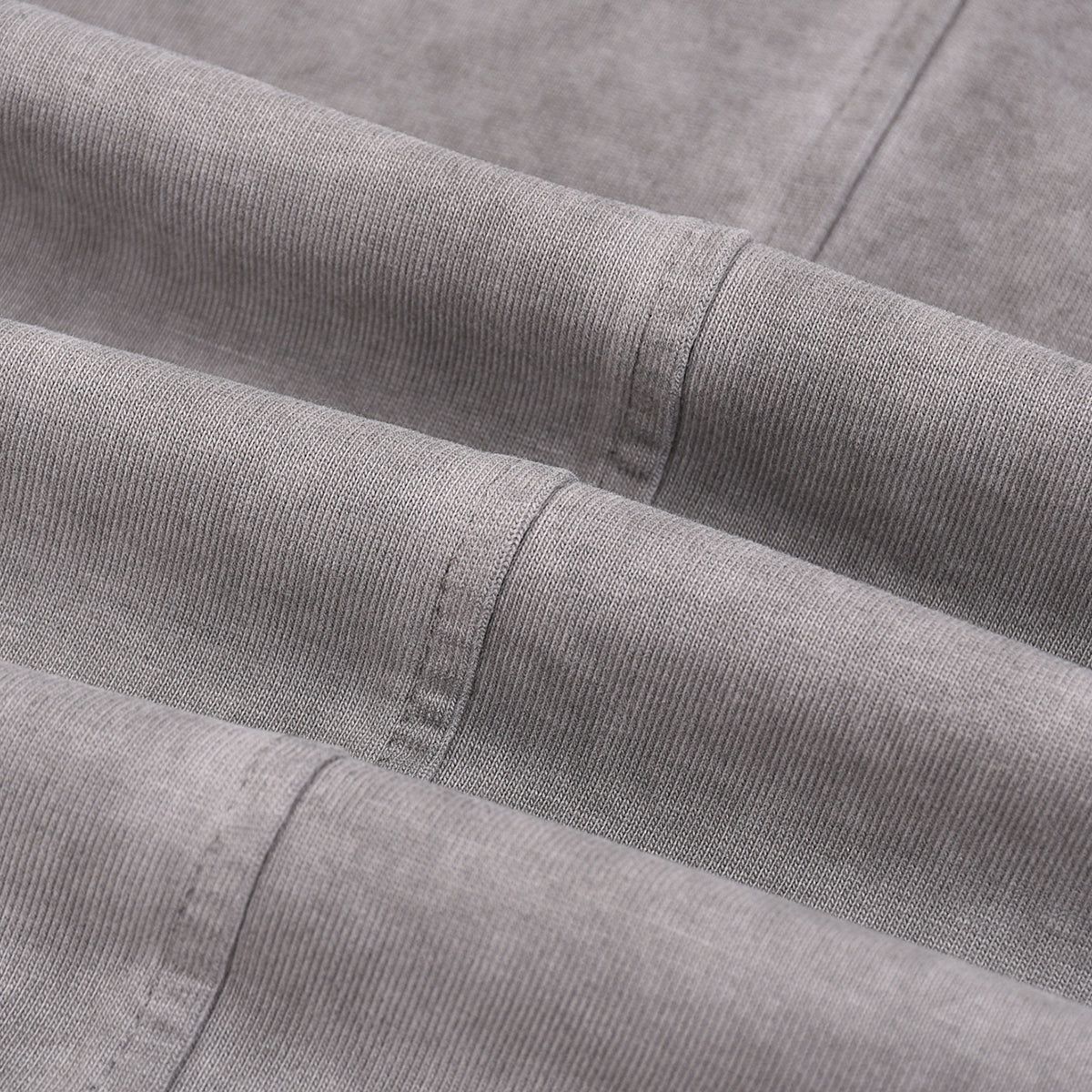 Back Seam Raw Edge Sleeveless Tee 250gsm