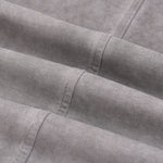 Back Seam Raw Edge Sleeveless Tee 250gsm