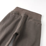 Low-Rise Washed Fleece Flare Sweatpants