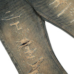 Smoke Rise Relaxed Fit Dirty Wash Ripped Jeans