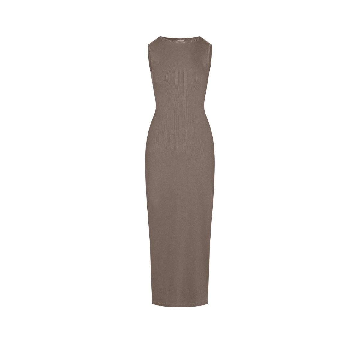 Sleeveless Washed Ribbed Maxi Dress