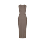 Sleeveless Washed Ribbed Maxi Dress