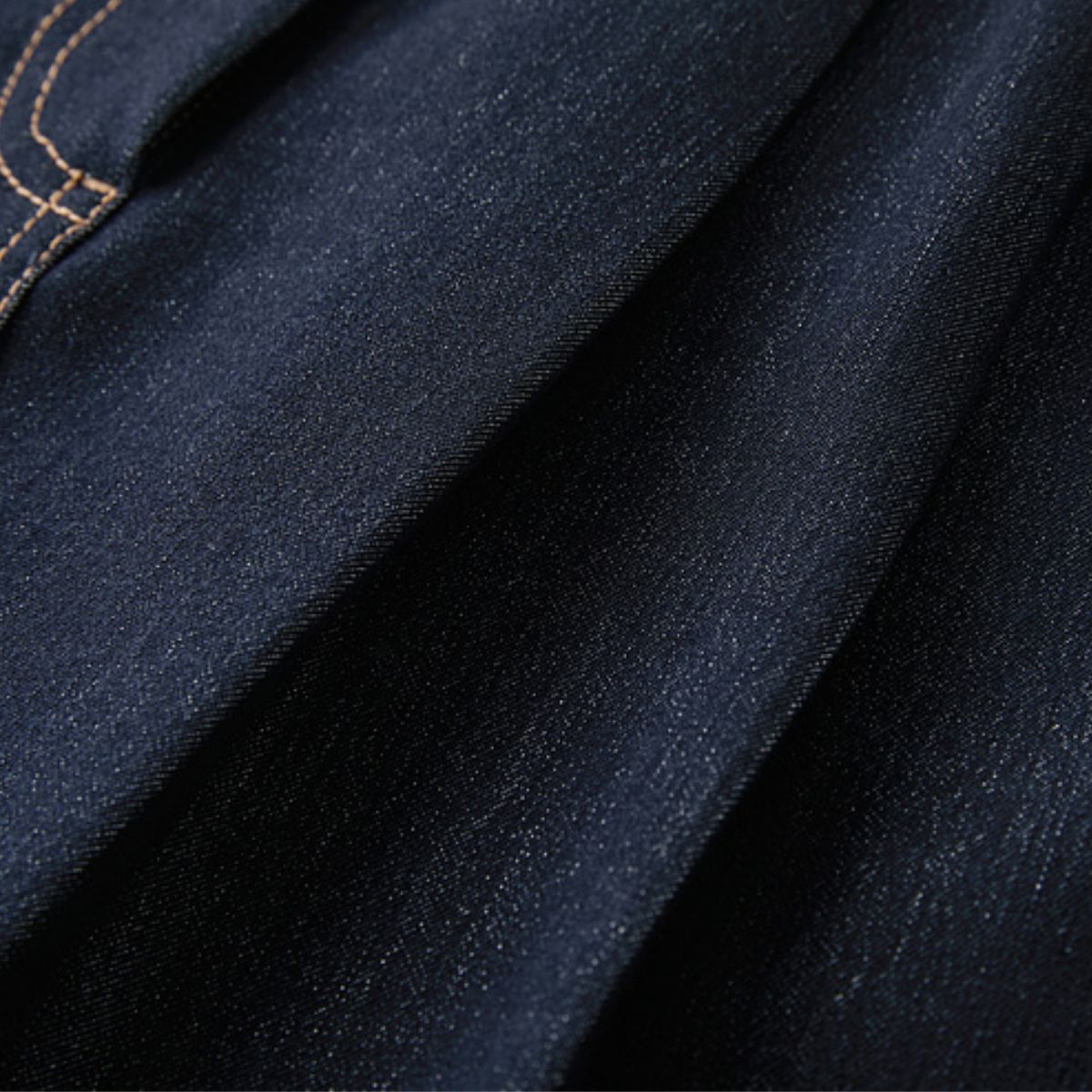 V-Neck Sleeveless Denim Midi Dress