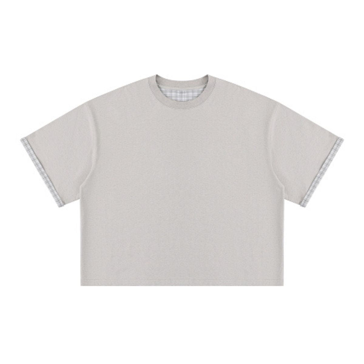 Oversized Cotton Crew Neck Tee 250G