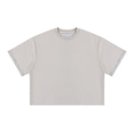 Oversized Cotton Crew Neck Tee 250G