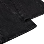 Men's American Street Washed Denim Pants Distressed Loose Flare Zipper