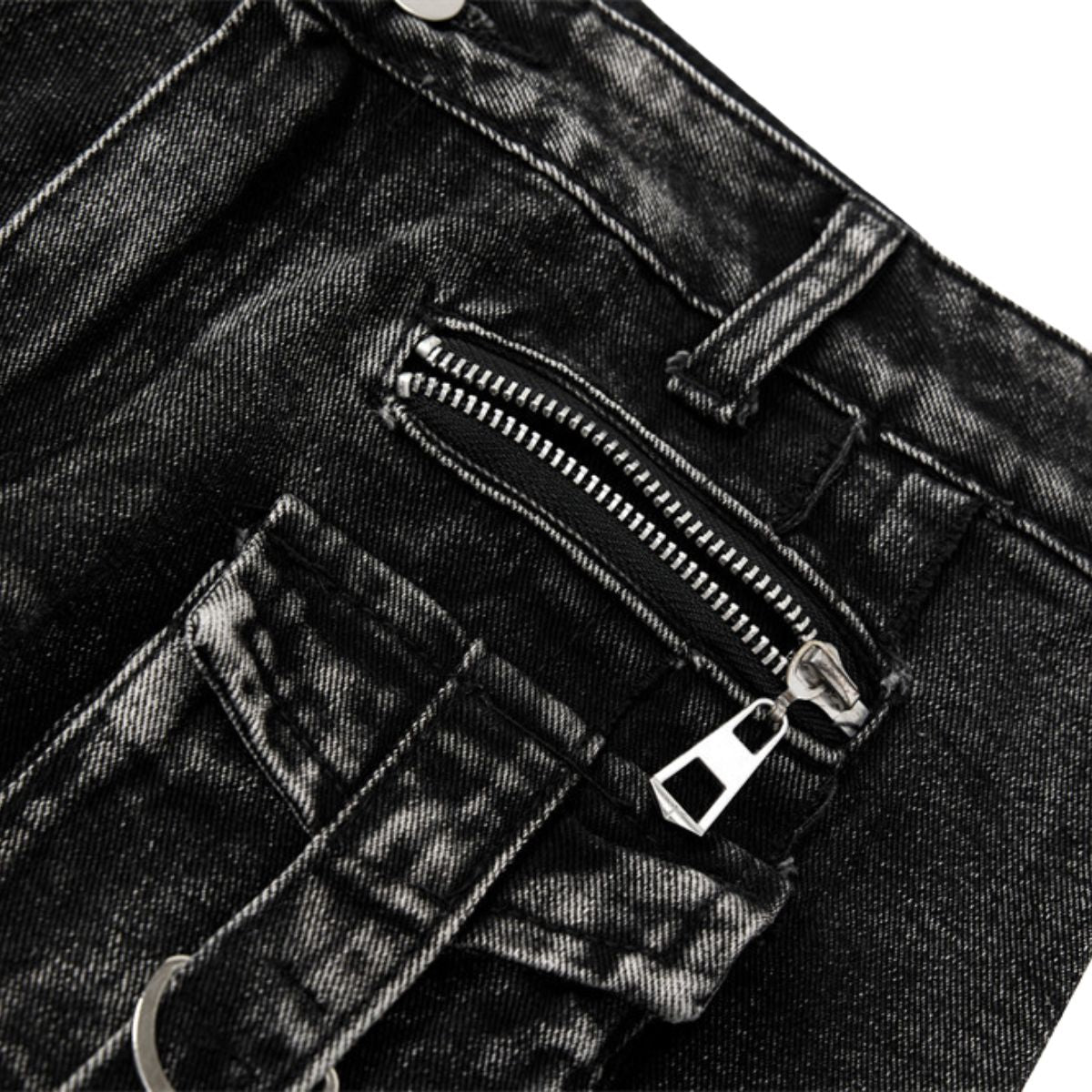 Smoke Rise Y2K Raw Edge Bootcut Jeans