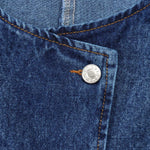 Women's Round Neck Denim Sleeveless Vest