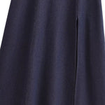 A-Line Strappy Denim Midi Dress