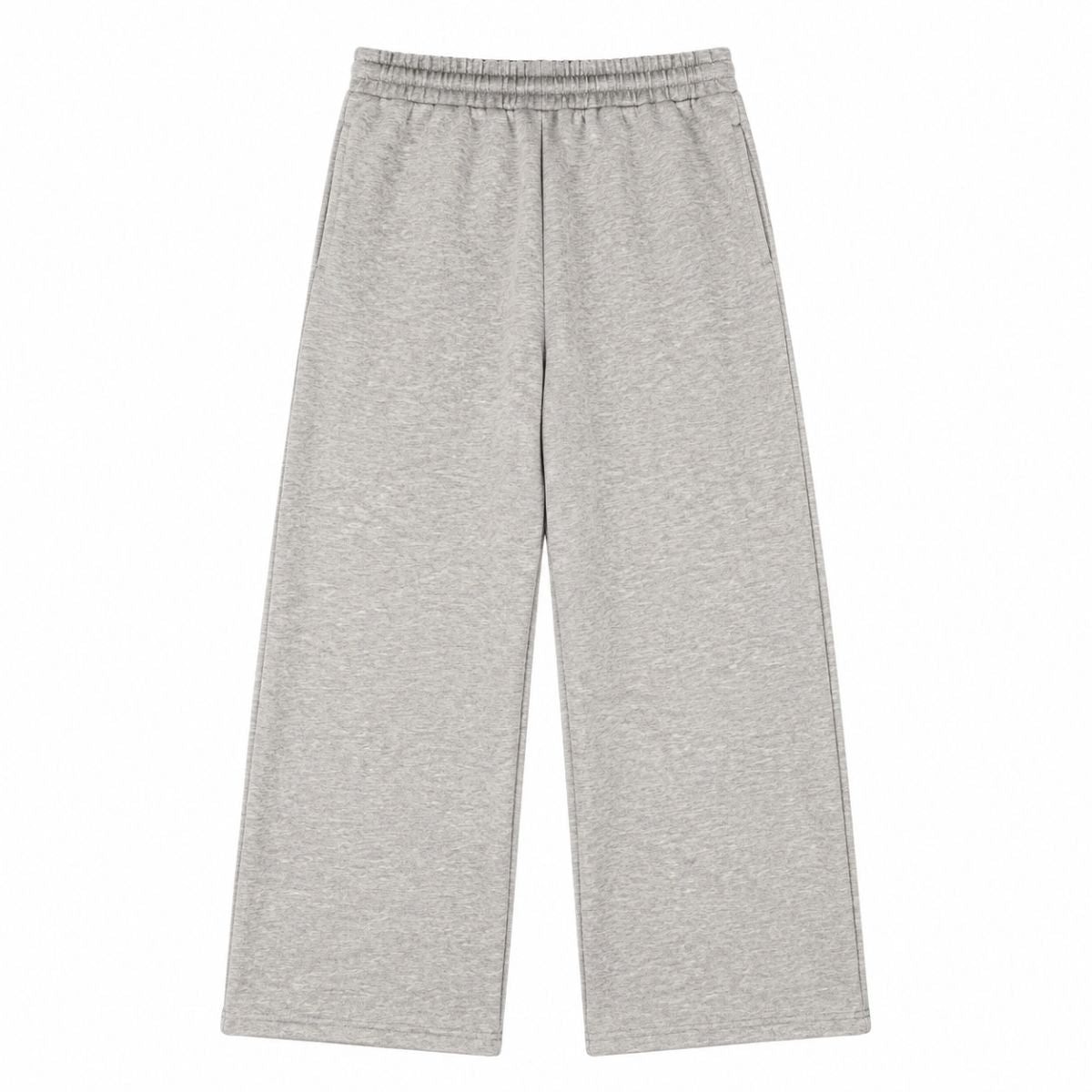 Quiet Luxury Old Money Style 320G Flower-Sand Straight-Leg Trousers
