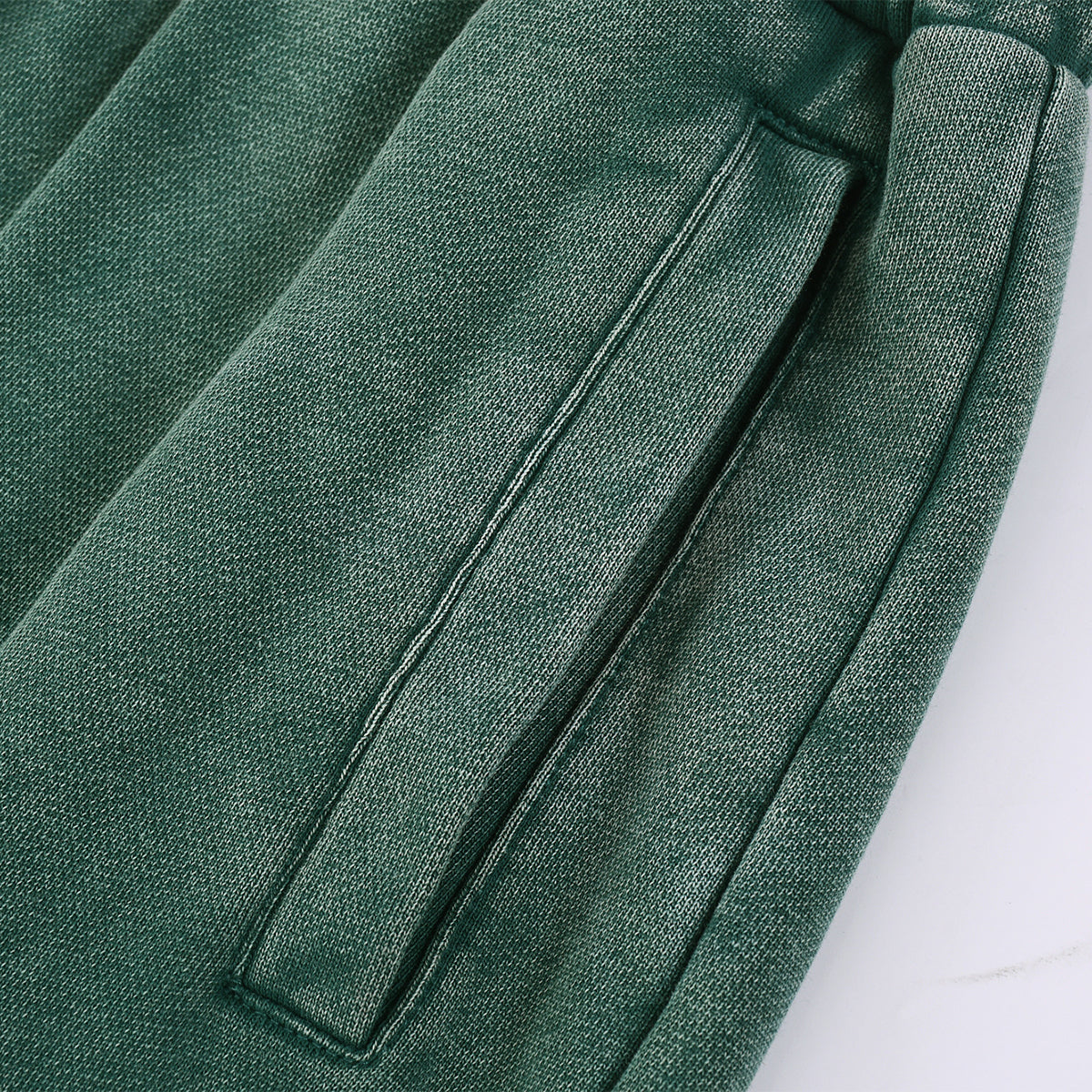 Acid Washed Cotton Baggy Joggers