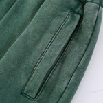 Acid Washed Cotton Baggy Joggers