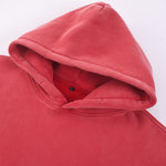 Washed Kangaroo Pocket Fleece Hoodie
