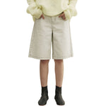 Women's Solid Color Bermuda Denim Shorts