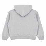 Boxy Cropped 340G Thermal Fleece Zip Hoodie