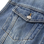 Spring Summer Sleeveless Loose Fit Denim Vest Top