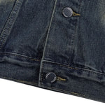 Retro Hip-hop Street Washed Denim Jacket