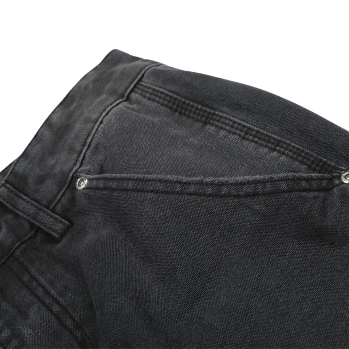 Men's Distressed Punk Cargo Pants �Loose Wide-Leg Streetwear