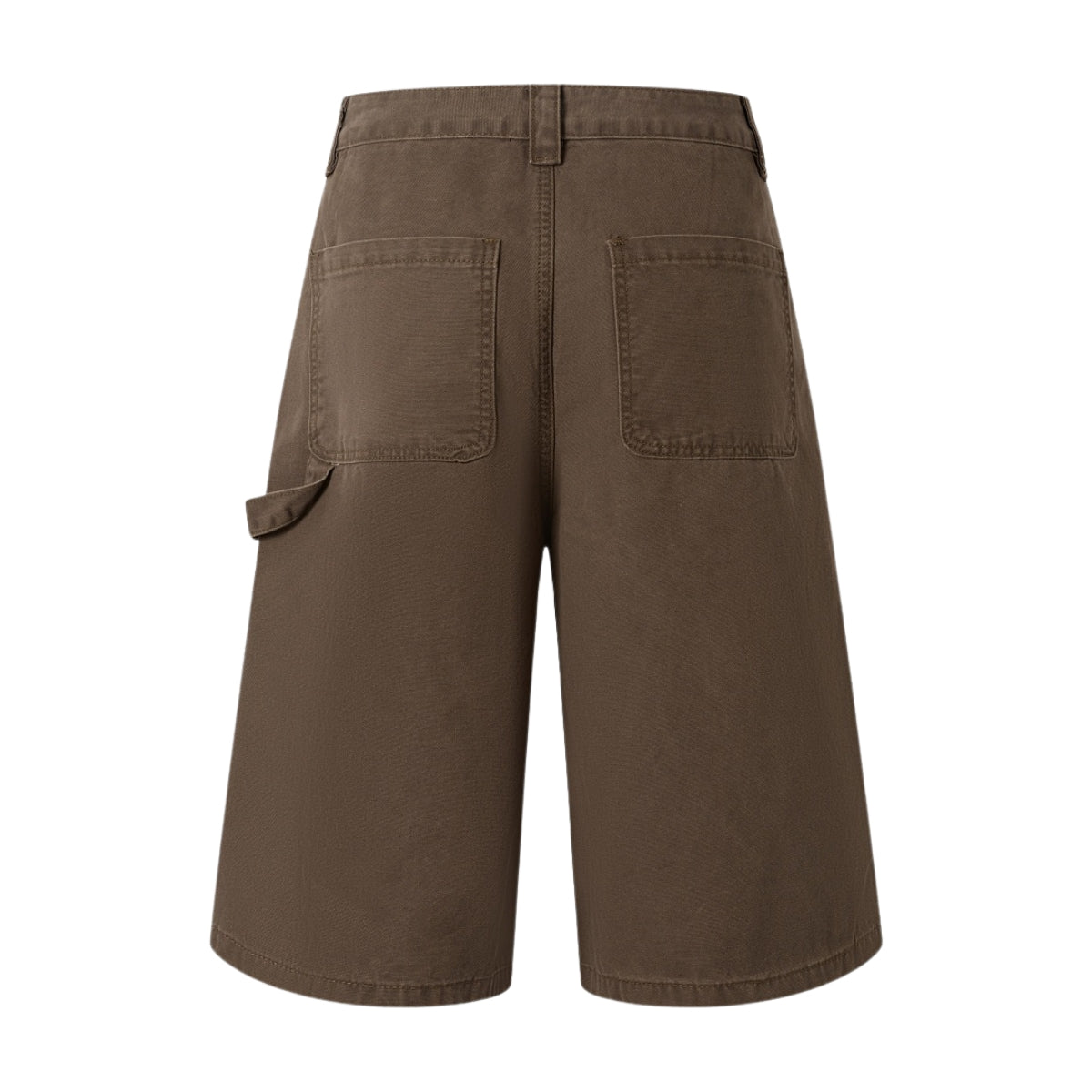 Vintage Washed Distressed Utility Bermuda Shorts