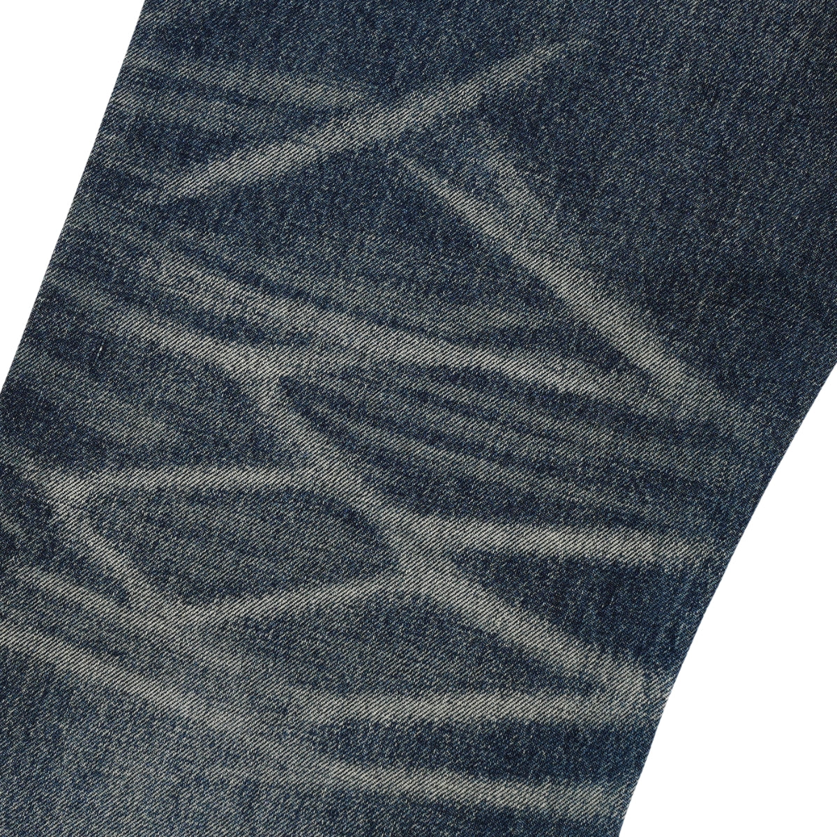 Blue Washed Baggy Cat Whisker Jeans