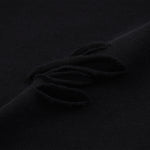 Black Washed Cotton Ripped Sweatshirt