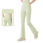 Buttery-Soft High Waist Flare Leggings for Women Tummy Control Workout Pants