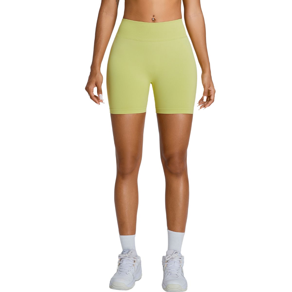 High-Waisted Quick Dry Workout Shorts