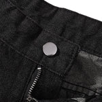 Minimalist Wide Leg Black Jeans