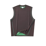 Loose Fit Contrast Muscle Tank 260gsm