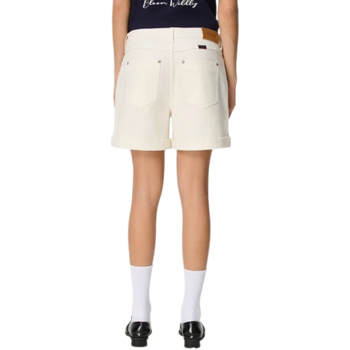 Women's Relaxed Fit Cuffed Denim Shorts