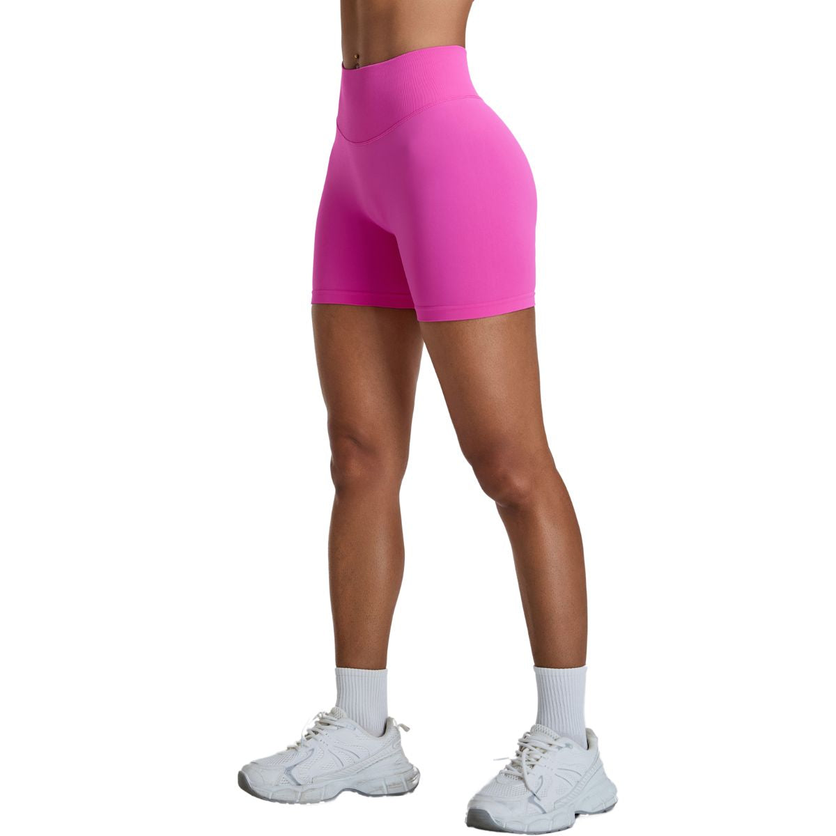 High-Rise Seamless Workout Shorts