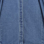 Women's denim lapel casual jacket