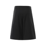 Vintage Asymmetrical Wide Leg Cropped Suit Shorts