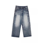 Risen Jeans Y2K High-Rise Wide-Leg Washed Jeans