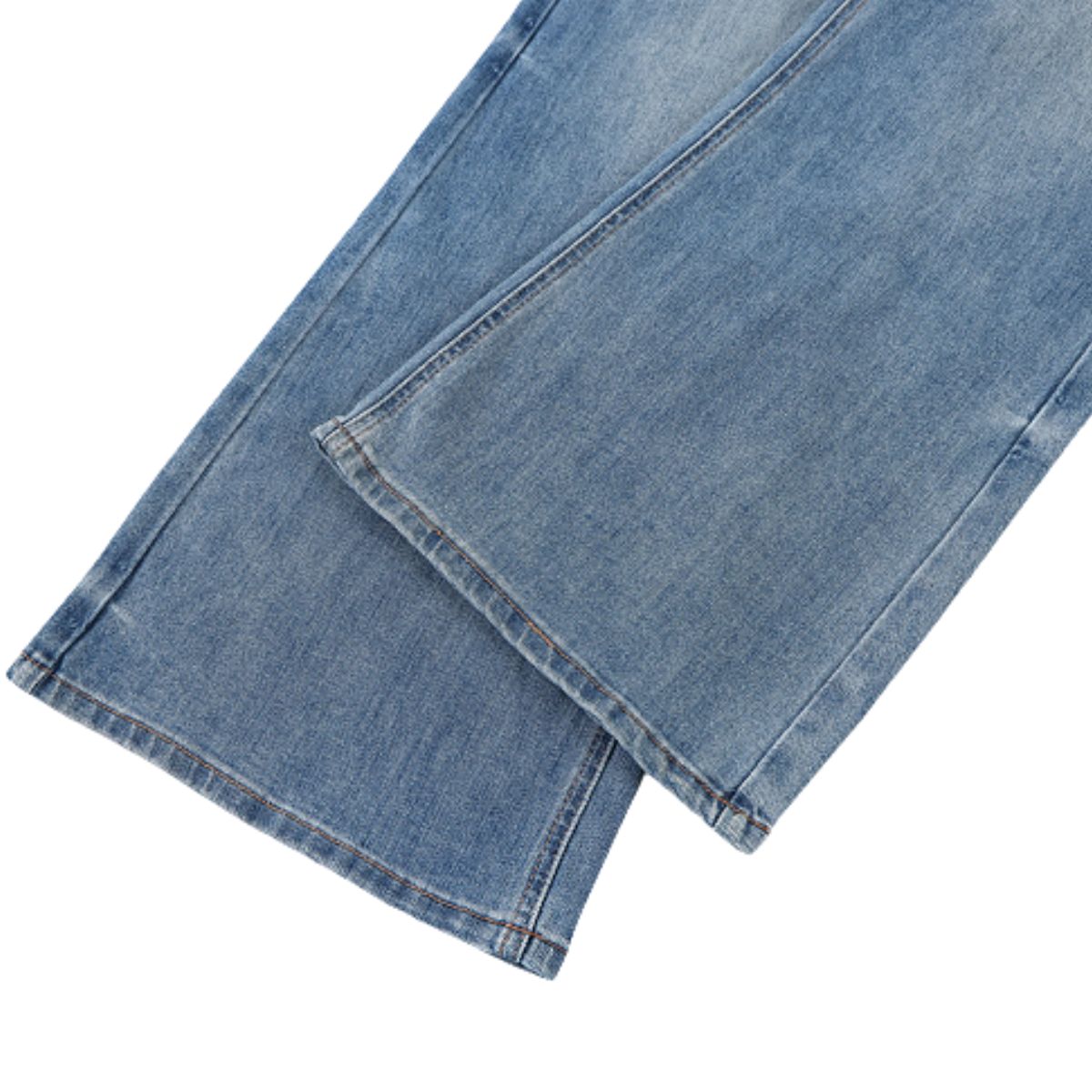 425G Light Wash High-Waisted Wide Leg Jeans