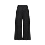 Vintage Striped Wide Leg Suit Trousers
