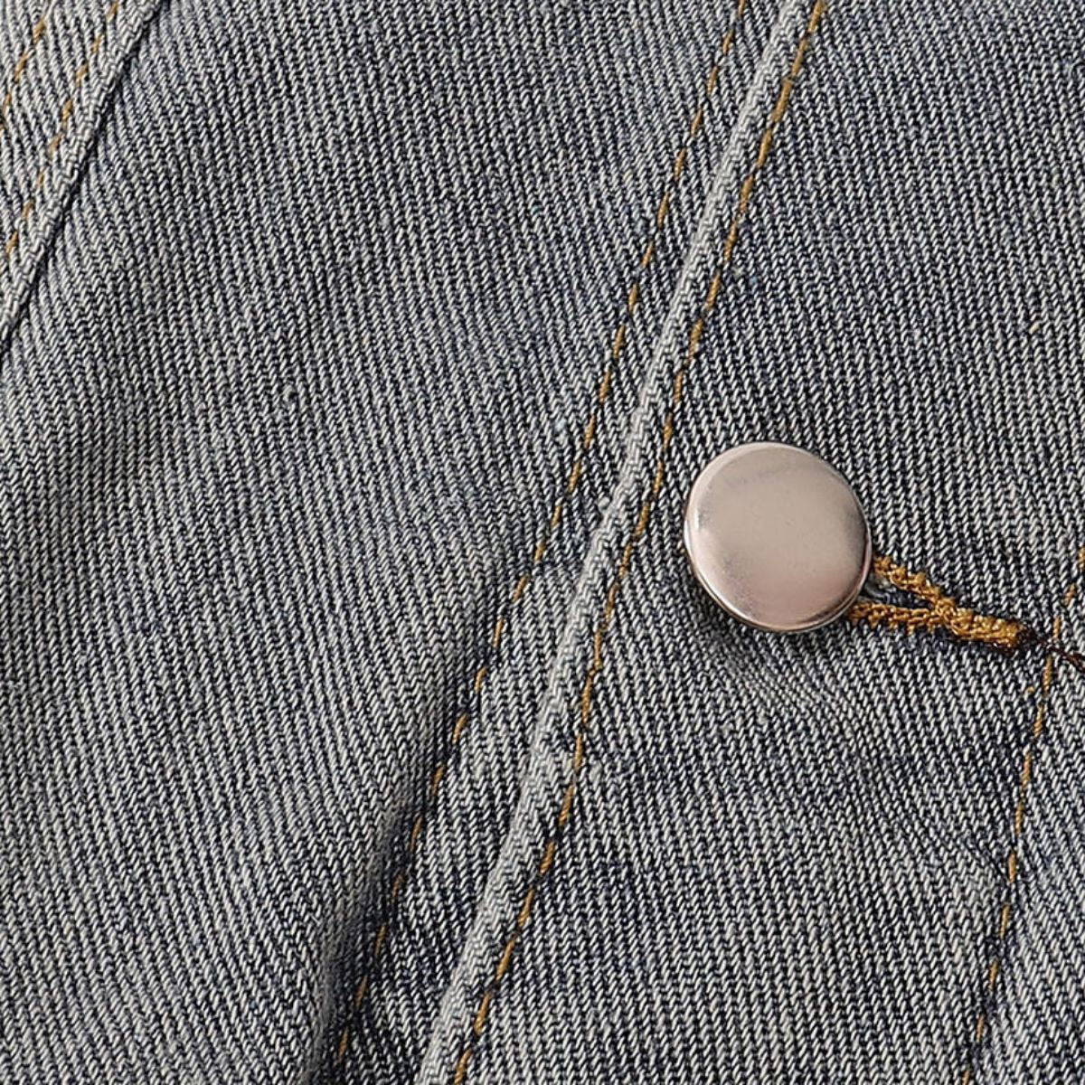 Relaxed Washed Faded Denim Jacket