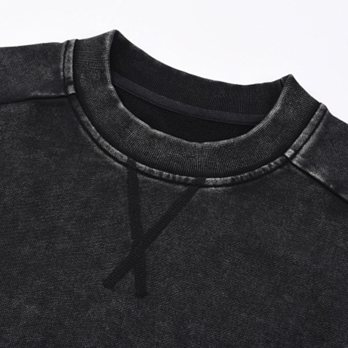 380G Heavyweight Vintage Wash Relaxed Fit Crewneck Sweatshirt