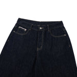 Vintage Loose Straight-Leg Denim Bermuda Shorts