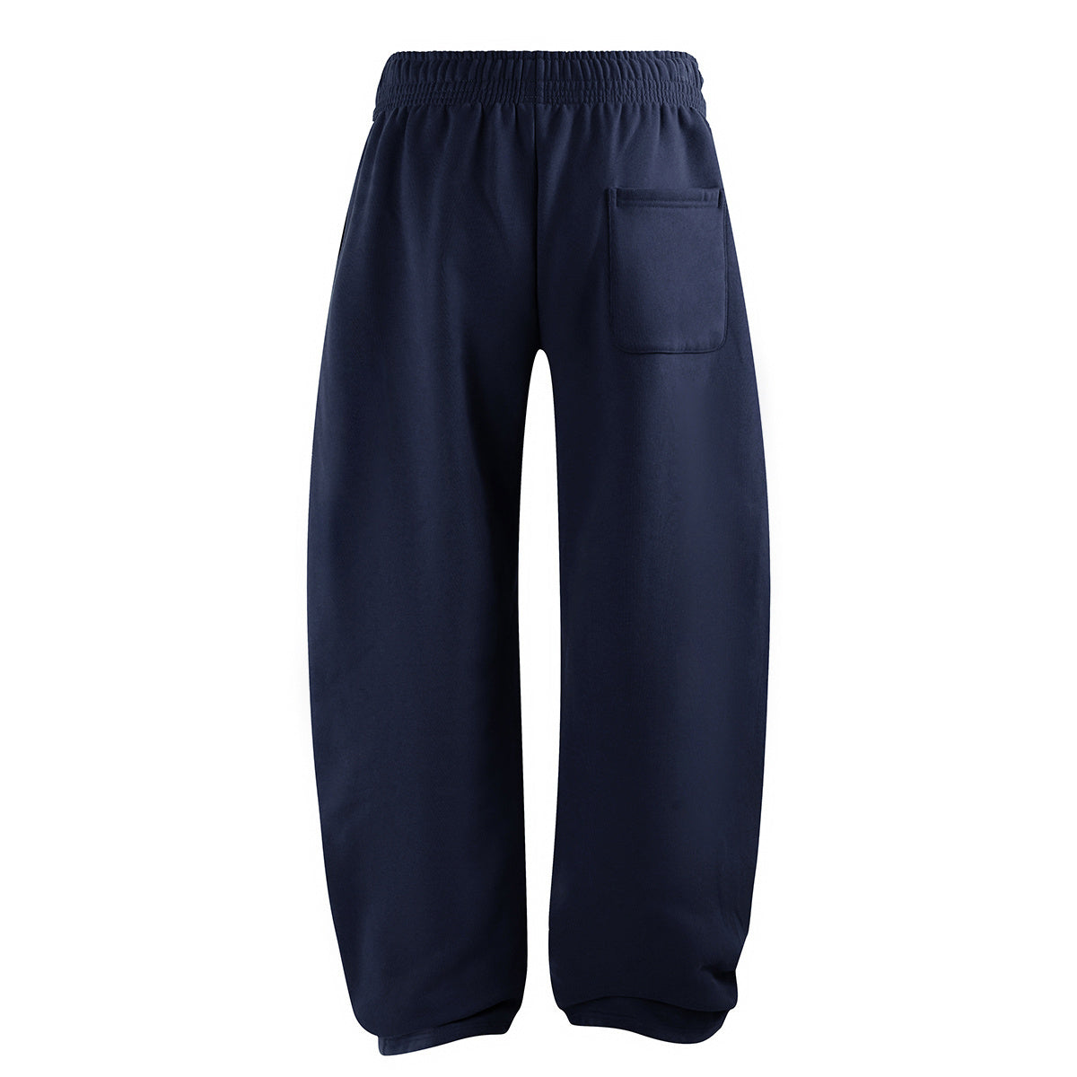 Elastic Drawstring Waist Fleece Jogger Pants
