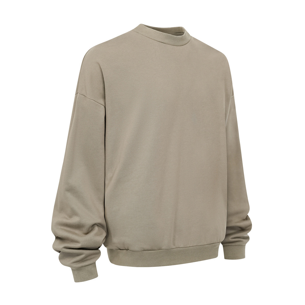 Brushed Fleece Soft Crewneck Pullover Sweatshirt