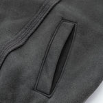 Double Slider Fleece Deconstructed Hoodie