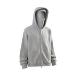 Unisex Full-Zip Fleece Layered Hood Hoodie