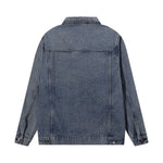 Relaxed Washed Denim Trucker Jacket