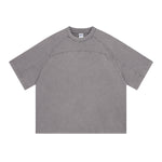 Vintage Washed Patchwork Cotton Tee 285gsm