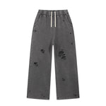 Multi Ripped Distressed Finish Jogger Pants