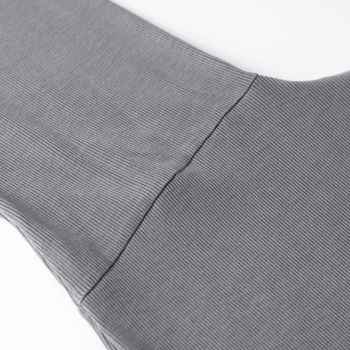 Front Tie Ribbed Knit Shoulder Wrap