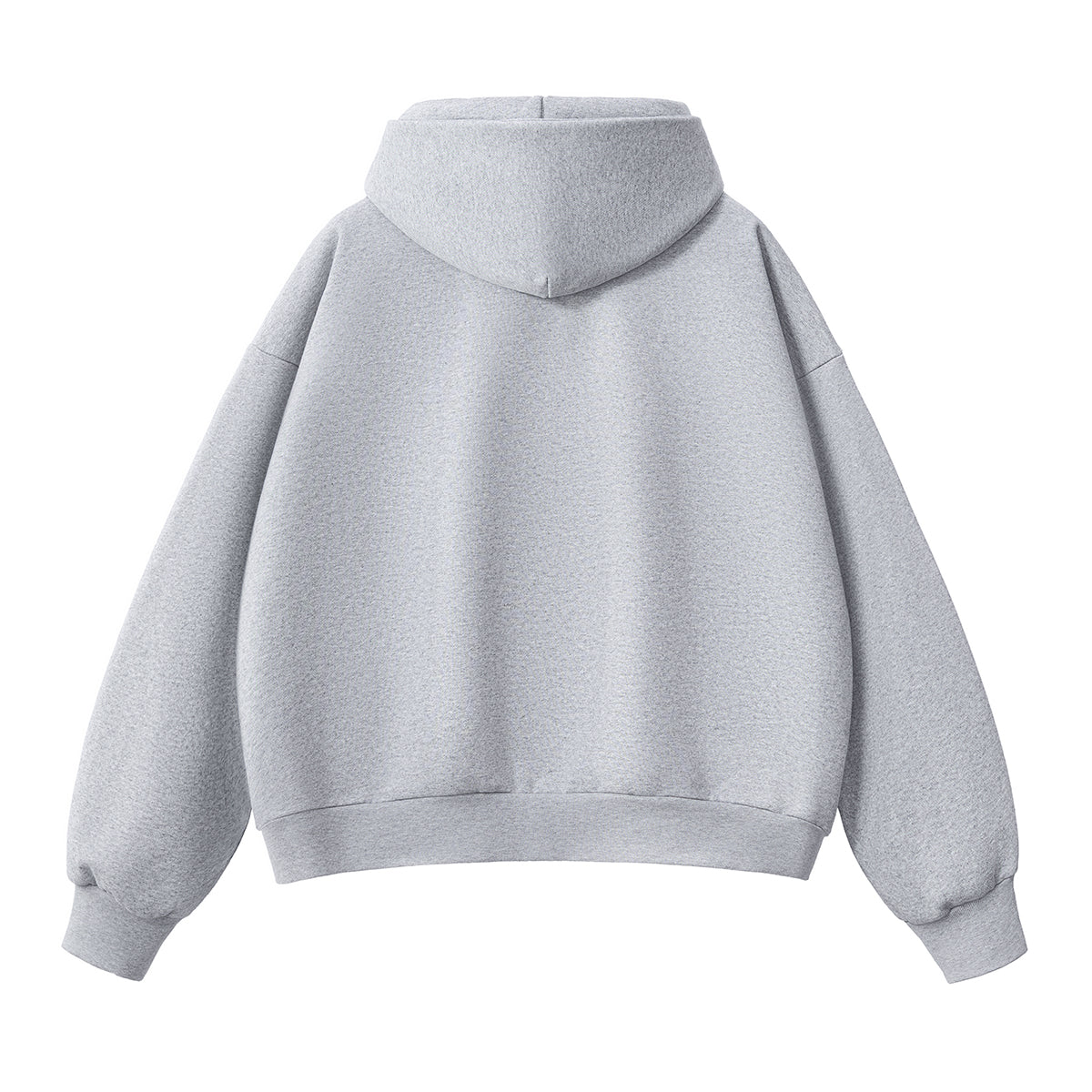 Solid Color Baggy Fleece Hoodie
