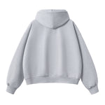 Solid Color Baggy Fleece Hoodie